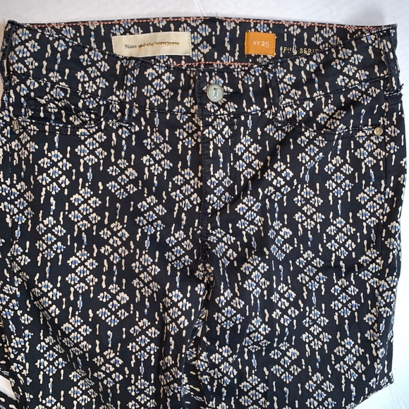 EUC! Anthropologie Pilcro Serif Sateen Zip Ankle Skinny - 25 - Picture 6 of 7